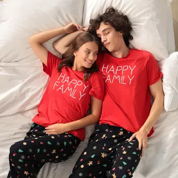 Пижама женская KAFTAN Happy family размер 44-46