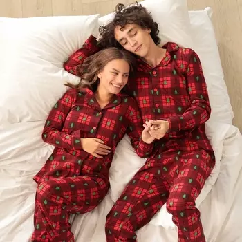 Пижама женская KAFTAN Red mood, размер 40-42, красная