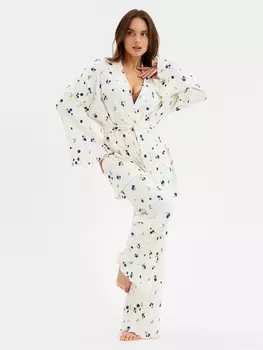 Пижама женская (рубашка, брюки) KAFTAN Blueberry, размер 52-54