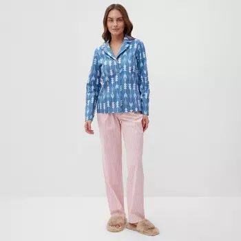 Пижама женская (рубашка, брюки) KAFTAN «Стрелы», размер 48-50