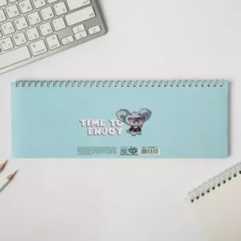 Планинг прямоугольный тонкий картон Koala summer plans , 30х13 см, 50 листов