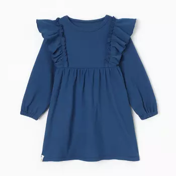 Платье детское KAFTAN Blueberry, размер 34 (122-128 см)