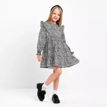 Платье детское KAFTAN «Леопард», размер 30 (98-104 см)