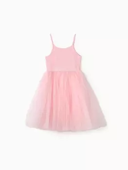 Платье для девочки MINAKU: PartyDress, розовое, рост 128 см