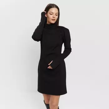 Платье - футляр мини женское MINAKU: PartyDress, чёрное, размер 44