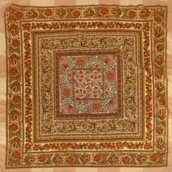 Платок женский, размер 90х90, цвет мультиколор