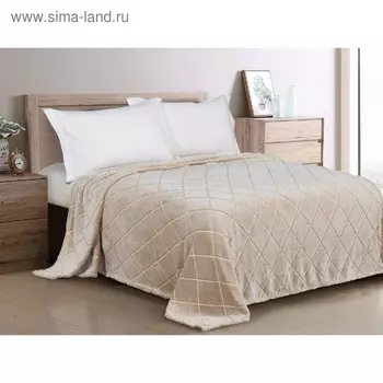 Плед «Бамбук» евро, размер 200 x 220 см, микрофибра