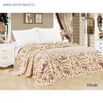 Плед «Бамбук» евро, размер 200 x 220 см, микрофибра