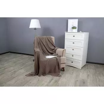 Плед вязаный Assai, размер 150x200 см, цвет кофейный