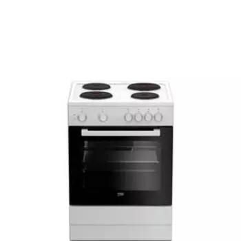 Плита Beko FFSS66000W, электрическая, 4 конфорки, 71 л, белая