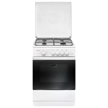 Плита Gefest ПГ 1200-С7, газовая, 4 конфорки, 63 л, газовая духовка, белая