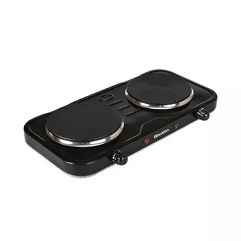 Плитка электрическа Blackton Bt HP218B, 2000 Вт, 2 конфорки, чёрная