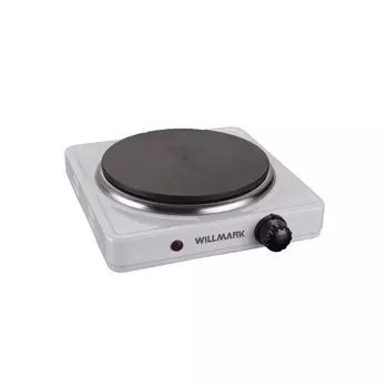 Плитка электрическая WILLMARK НS-111W, 1000 Вт, 1 конфорка, белая