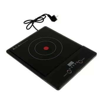 Плитка индукционная GOODHELPER ES-20W02, 1 конфорка, 2000 Вт, чёрная