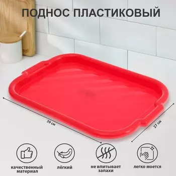 Поднос SparkPlast, 3927 см, пластик, микс