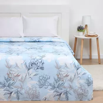 Пододеяльник 1,5сп Экономь и Я Symphony:blue, 147*210±3 120 гр/м2,100%хлопок,бязь