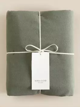 Пододеяльник SL Home Linen collection 200*220 см ,цв.зелёный, лён30%/хлопок70%
