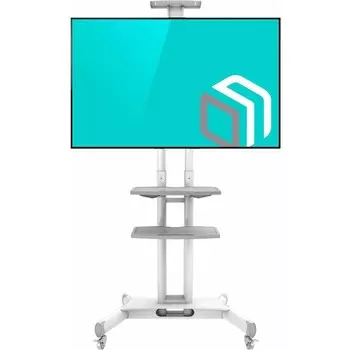 Подставка для телевизора Onkron TS1552 белый 40"-70" макс.60.5кг напольный мобильный