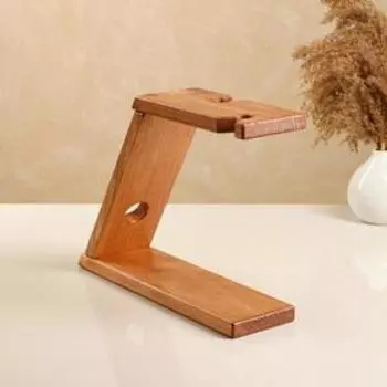 Подставка "Винная", 35х10х27 см, светлый бук, массив ясеня
