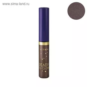Подводка для глаз Vitex Ready To Color жидкая с блестками, тон 82 Antique bronze