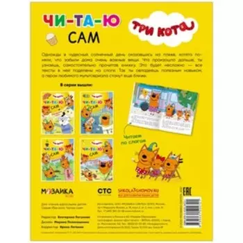Три кота. Читаю сам. Поездка на пляж МС12472