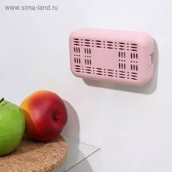 Поглотитель запаха для холодильника, 12×7×3 см, цвет МИКС