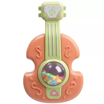 Погремушка Крошка Я «Гитара», 12 см, от 3 мес., голубой