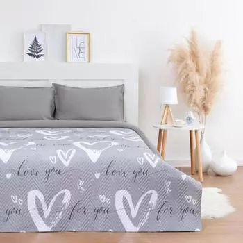 Покрывало LoveLife 1,5 сп "Сердца" 150*210±5см, микрофайбер, 100% п/э