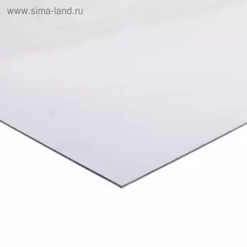 Поликарбонат монолитный, толщина 1 мм, 2.051.25 м, прозрачный, с УФ защитой
