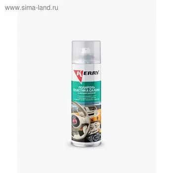 Полироль панели KERRY, 650 мл, аэрозоль, Strawberry/Клубника, мягкий блеск
