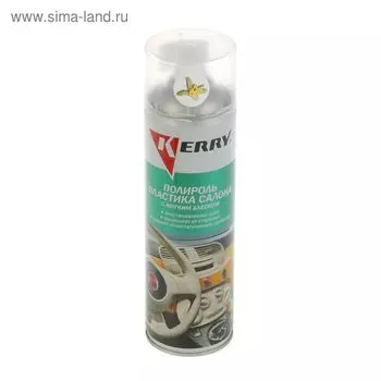 Полироль пластика Kerry мягкий блеск, ваниль, 650 мл