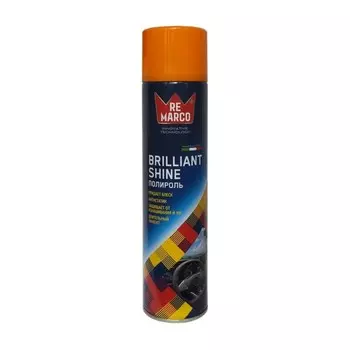 Полироль салона RE MARCO Brilliant Shine, 400 мл, аэрозоль, BUBLE GUM