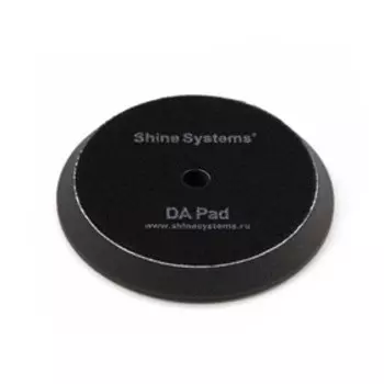 Полировальный круг Shine Systems DA Foam Pad Black, ультрамягкий, черный, 130 мм