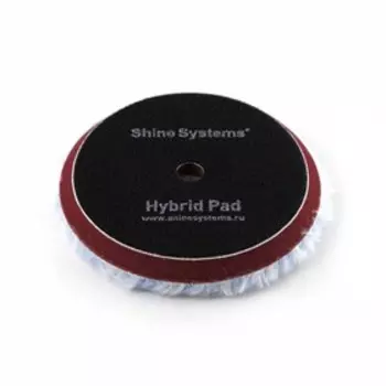 Полировальный круг Shine Systems Hybrid Pad, гибридный, 130 мм