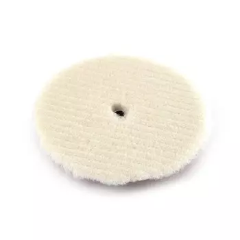 Полировальный круг Shine Systems Stripy Wool Pad, стриженый мех, 130 мм