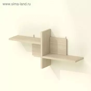 Полка 696х150х340, дуб млечный