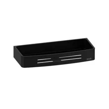 Полка IDDIS Optima Home SHE10SBi44, 301х129х47 мм, чёрная, нержавеющая сталь