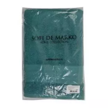 Полотенце махровое Sofi De Marko Ashby, 500 гр, размер 70х140 см, цвет тёмно-зелёный
