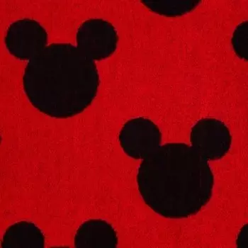 Полотенце махровое Mickey "Микки Маус", красный, 70х130 см, 100% хлопок, 420гр/м2