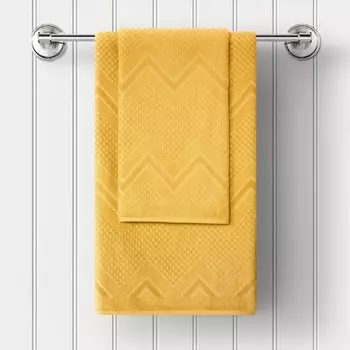 Полотенце махровое Mustard, размер 70х130 см, цвет желтый