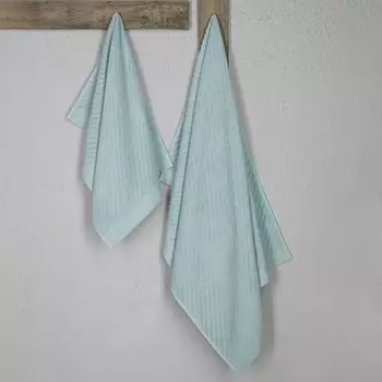 Полотенце, размер 50x90 см, цвет зеленый