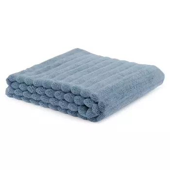 Полотенце Tkano Waves Essential, 623 гр, размер 70х140 см, цвет синий