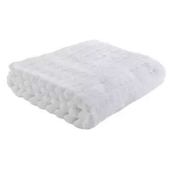 Полотенце Tkano Waves Essential, 623 гр, размер 70х140 см, цвет белый