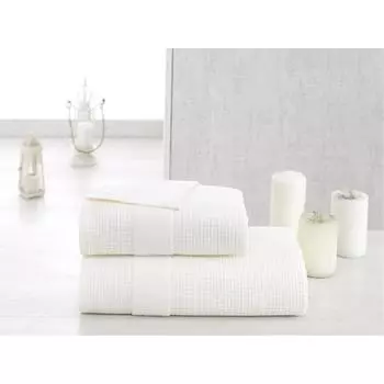 Полотенце Truva 90x150 см, цвет кремовый