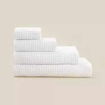 Полотенце вафельное SL HOME: Basic "Блан де Блан" 50х90 см, 100% хлопок, 340 г/м2