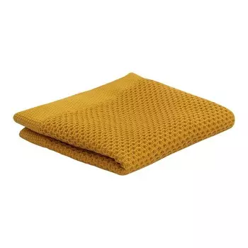 Полотенце вафельное Tkano Essential, 612 гр, размер 30х30 см, цвет карри