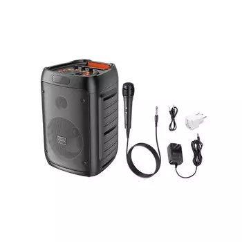 Портативная колонка Borofone BP10, 3600 мАч,BT5.0,20 Вт,TWS,TF card,USB,AUX,FM-радио, чёрная