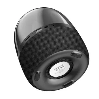 Портативная колонка Borofone BP8 Glazed, 10 Вт, BT5.0, AUX, microSD, USB, 2000 мАч, чёрная