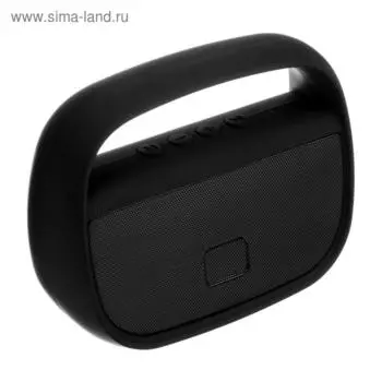Портативная колонка LuazON LAB-78, 10 Вт, 600 мАч, USB, FM, microSD, чёрная