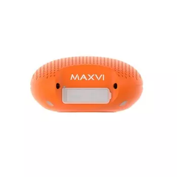 Портативная колонка Maxvi PS-01, 3 Вт, 500 мАч, BT 5.0, IP54, оранжевая
